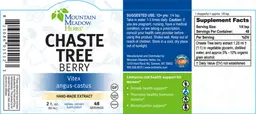 Label for Chaste Tree Berry