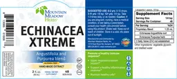Label for Echinacea Xtreme