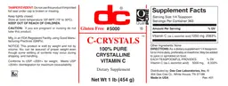 Label for C-Crystals
