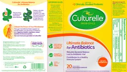Label for Ultimate Balance for Antibiotics