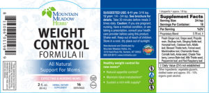 Weight Control Formula ll