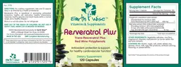 Label for Resveratrol Plus
