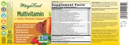 Label for Multivitamin for Daily Immune Support