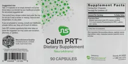 Label for Calm PRT