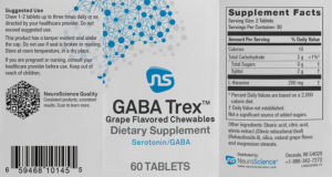 GABA Trex Grape Flavored Chewables