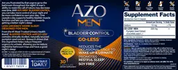 Label for Men Bladder Control