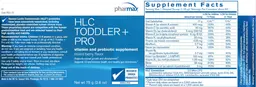 Label for HLC Toddler + Pro Mixed Berry Flavor