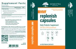 Label for HMF Replenish Capsules