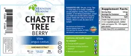 Label for Chaste Tree Berry