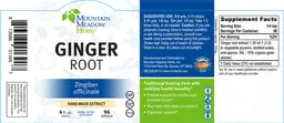 Label for Ginger Root
