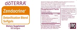 Label for Zendocrine Softgels