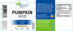 Label for Pumpkin Seed
