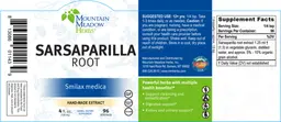 Label for Sarsaparilla Root