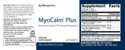 Label for MyoCalm Plus