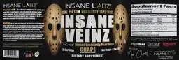 Label for Insane Veinz OxyGold Grape