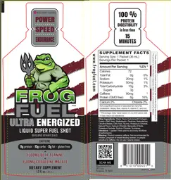 Label for Ultra Energized Mixed Berry Flavored