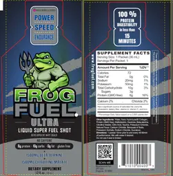 Label for Ultra Mixed Berry Flavored