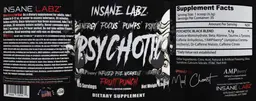 Label for Psychotic Black Fruit Punch