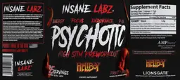 Label for Psychotic Hellboy Fruit Punch