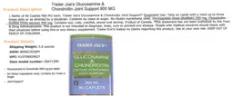 Glucosamine & Chondroitin