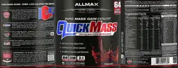 Label for QUICKMASS Chocolate