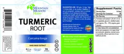 Label for Turmeric Root