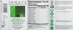 Label for Flora 50-14 Clinical Strength