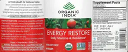 Label for Energy Restore