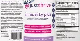 Label for Immunity Plus