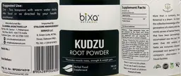 Label for Kudzu Root Powder