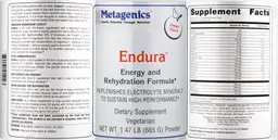 Label for Endura Orange Flavor