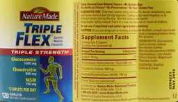 Label for Triple Flex Triple Strength