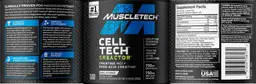 Label for Cell Tech Creactor Unflavored