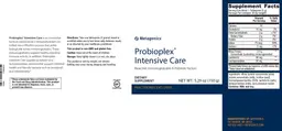 Label for Probioplex Intensive Care