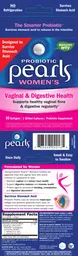 Label for Probiotic Pearls Women's