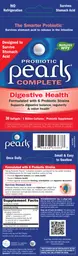 Label for Probiotic Pearls Complete