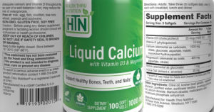 Liquid Calcium 1000 mg