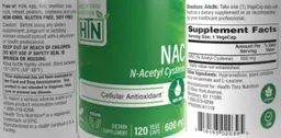 Label for NAC 600 mg