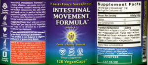 Intestinal Movement Formula