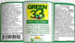 Label for Green 33