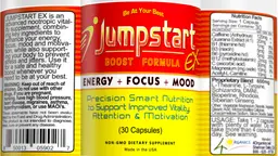 Label for Jumpstart Boost Formula EX