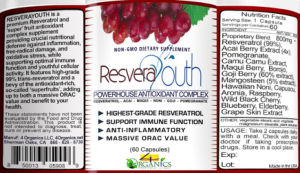 Resvera Youth Powerhouse Antioxidant Com