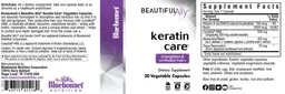 Label for Keratin Care