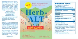 Label for Herb-Alt With Garlic