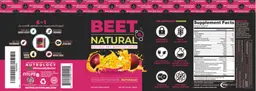Label for Beet Natural Passion Fruit