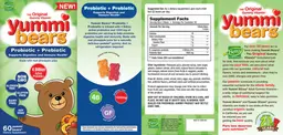 Label for Probiotic + Prebiotic