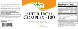 Label for Super Iron Complex 100