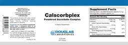 Label for Calscorbplex Powdered Ascorbate Complex