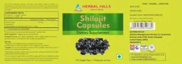 Label for Shilajit Capsules 750 mg