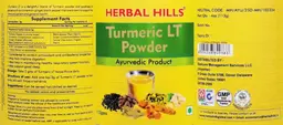 Label for Turmeric LT Powder